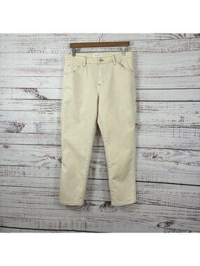 Dear John Blaire Cream Straight Leg Carpenter Denim Jeans